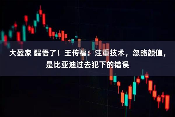 大盈家 醒悟了!王传福:注重技术,忽略颜值,是比亚迪过去犯下的错误